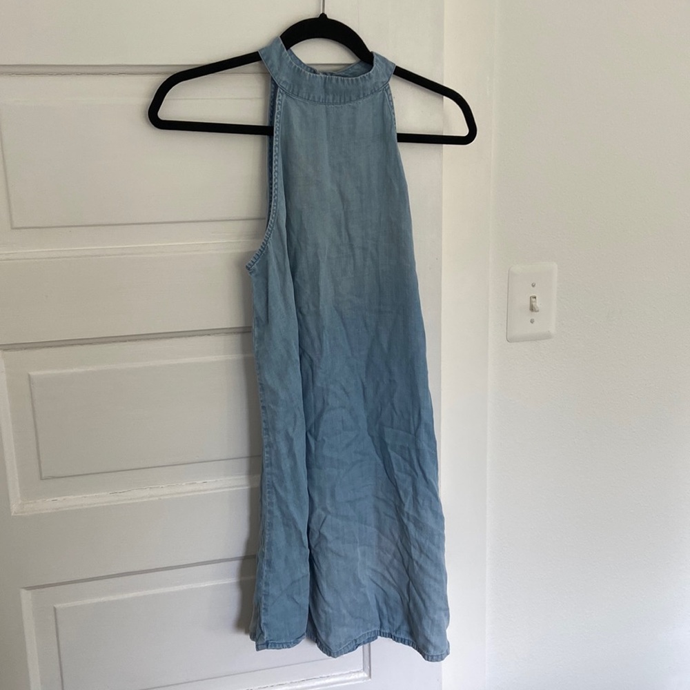 Cloth & Stone chambray mini dress, size small
